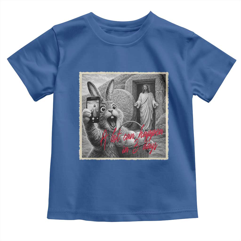 Funny Easter Jesus Toddler T Shirt Christian Jesus Come Back Bunny Selfie