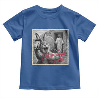 Funny Easter Jesus Toddler T Shirt Christian Jesus Come Back Bunny Selfie