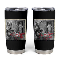 Funny Easter Jesus Tumbler Cup Christian Jesus Come Back Bunny Selfie