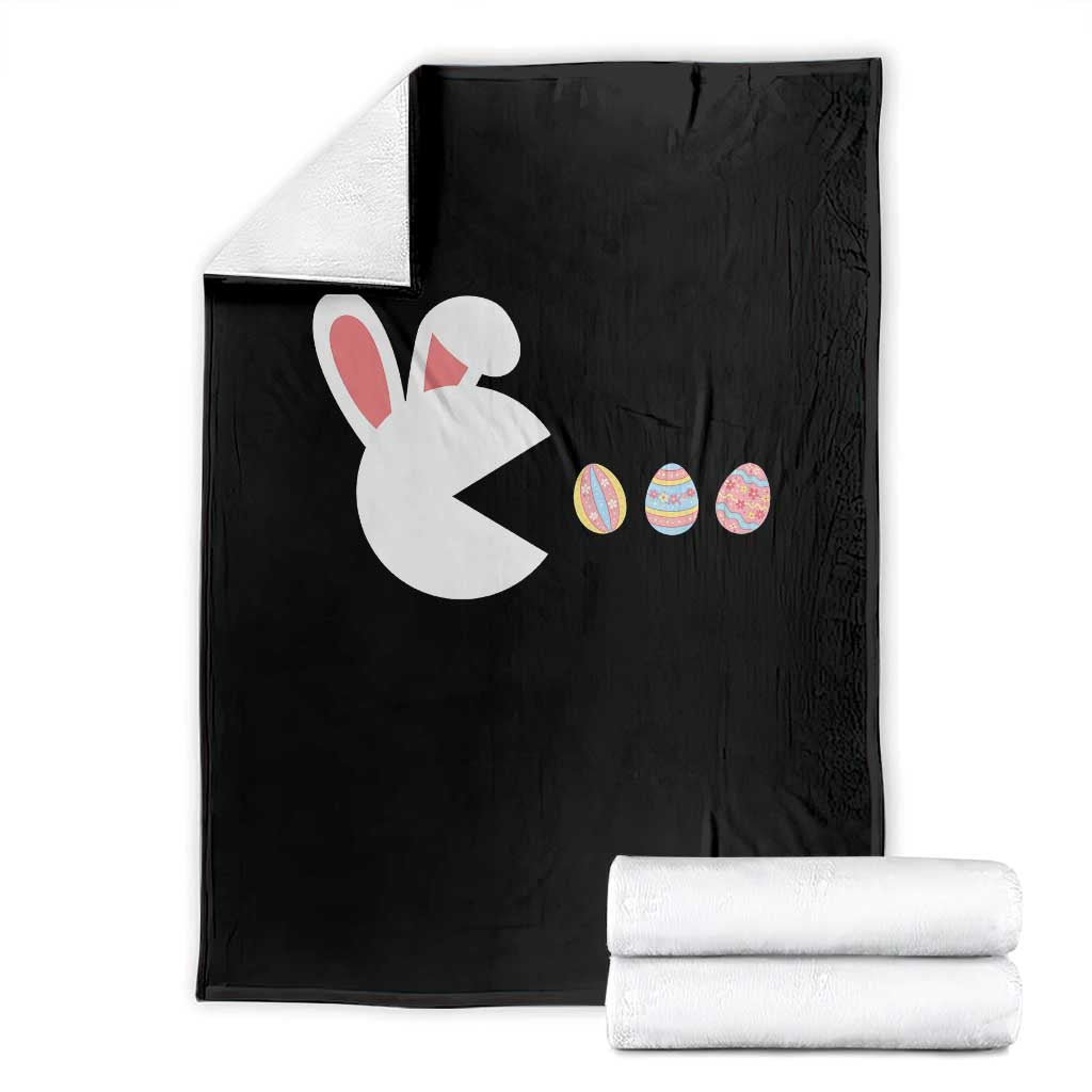 Funny Easter Throw Blanket Bunny Gamer Egg Hunter