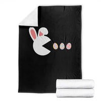 Funny Easter Throw Blanket Bunny Gamer Egg Hunter