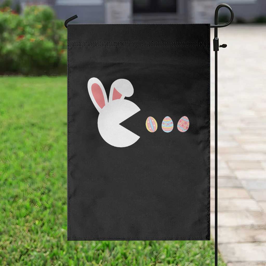 Funny Easter Garden Flag Bunny Gamer Egg Hunter