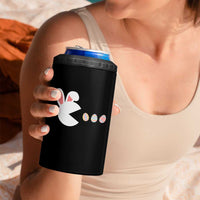 Funny Easter 4 in 1 Can Cooler Tumbler Bunny Gamer Egg Hunter