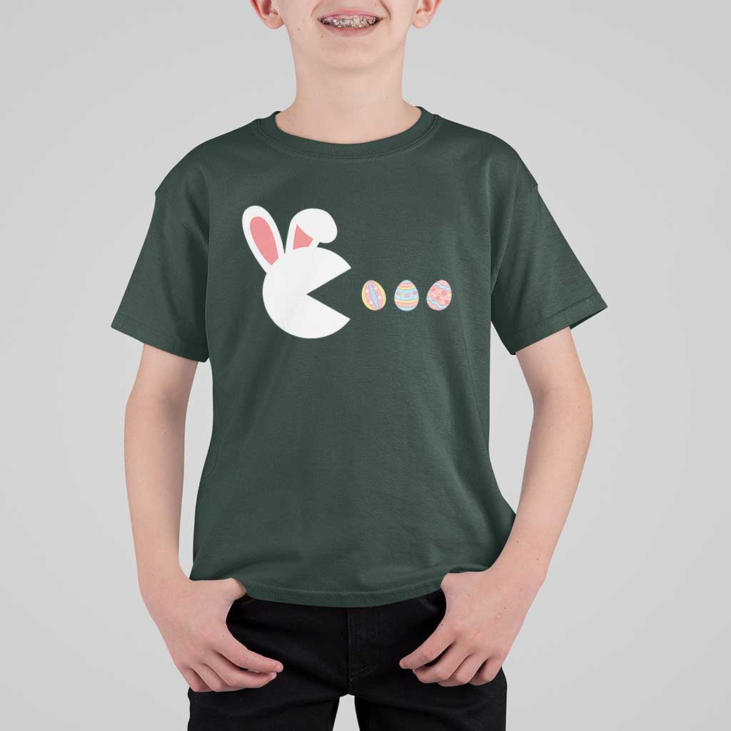 Funny Easter T Shirt For Kid Bunny Gamer Egg Hunter