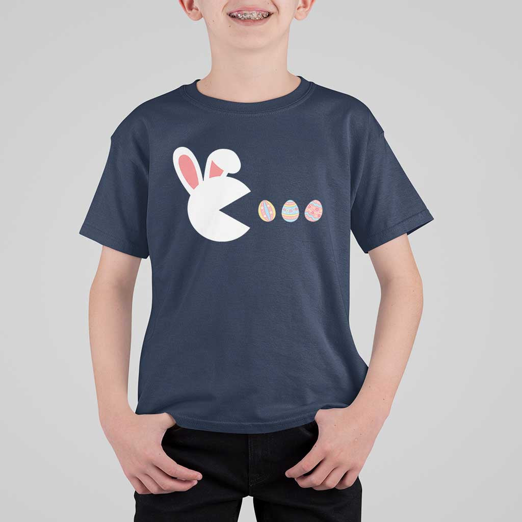 Funny Easter T Shirt For Kid Bunny Gamer Egg Hunter