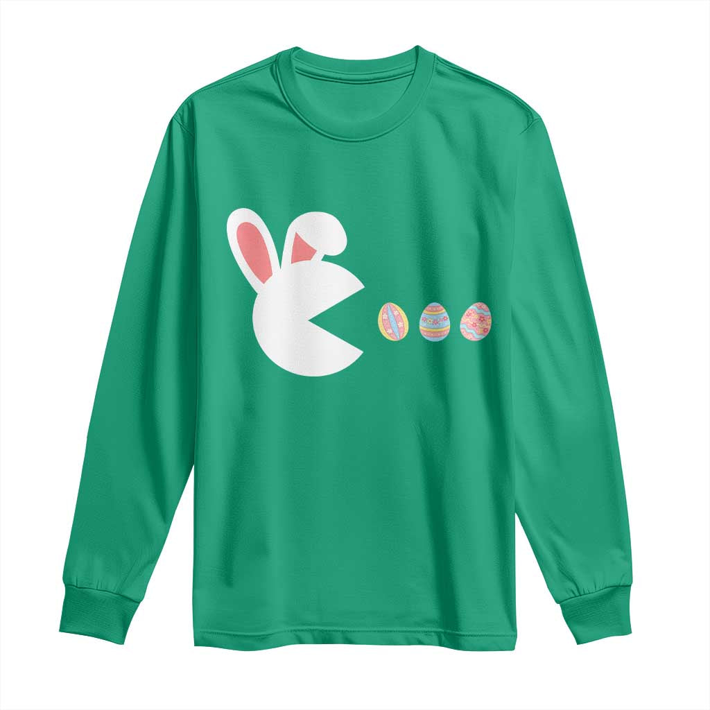 Funny Easter Long Sleeve Shirt Bunny Gamer Egg Hunter