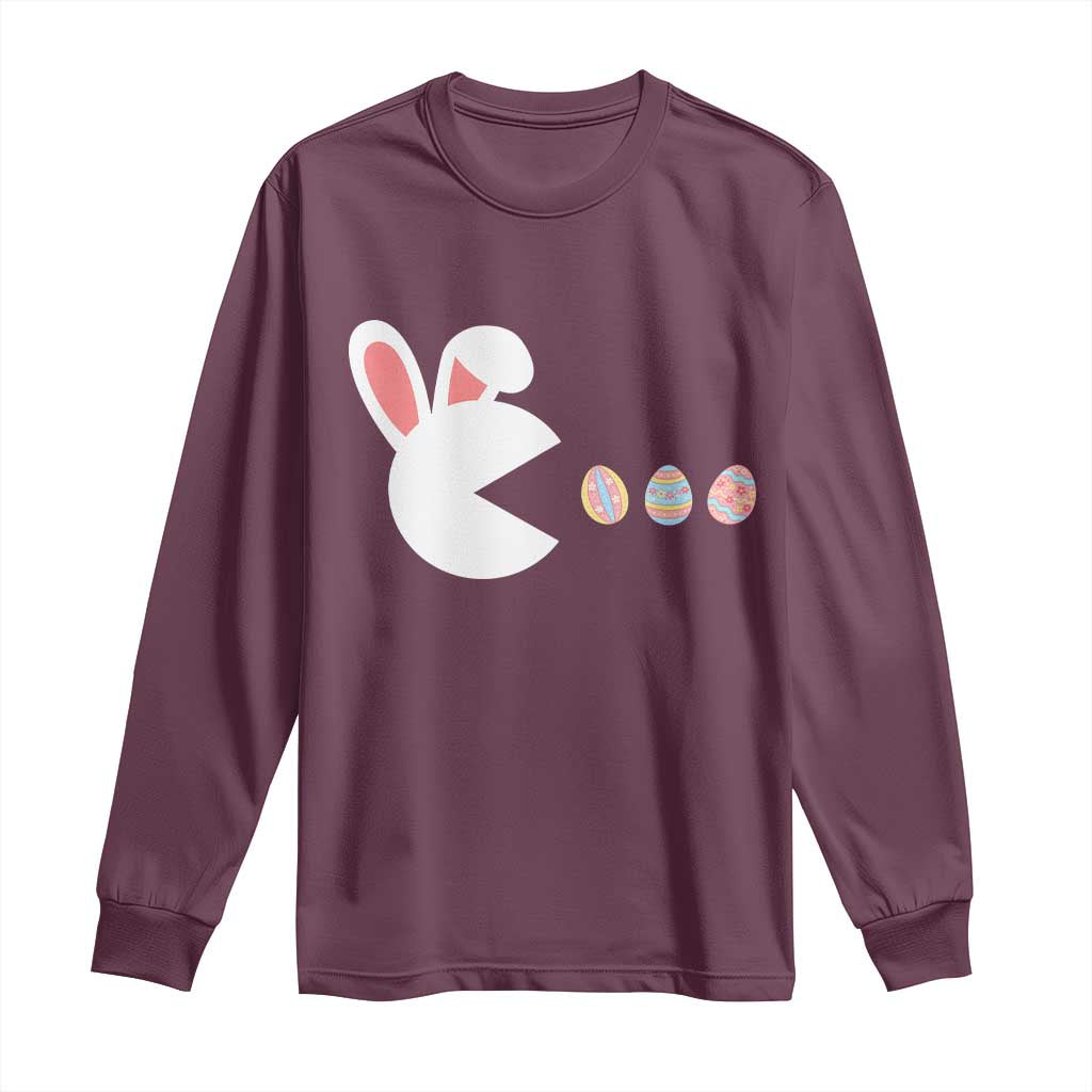 Funny Easter Long Sleeve Shirt Bunny Gamer Egg Hunter