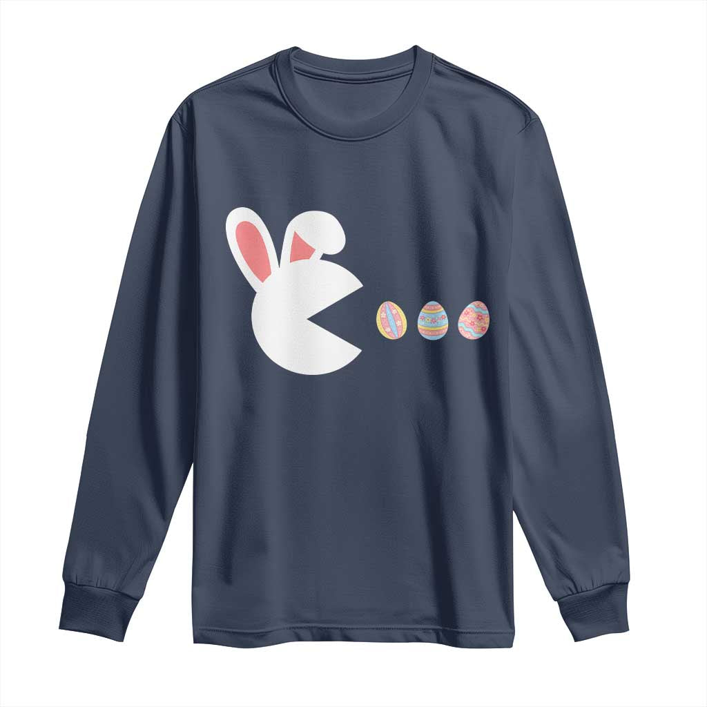 Funny Easter Long Sleeve Shirt Bunny Gamer Egg Hunter