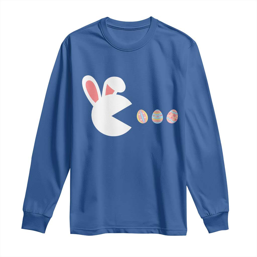Funny Easter Long Sleeve Shirt Bunny Gamer Egg Hunter
