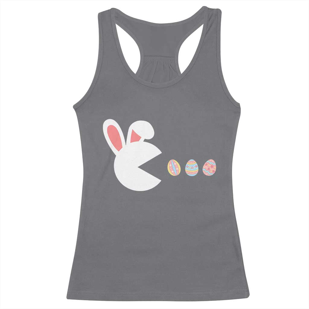 Funny Easter Racerback Tank Top Bunny Gamer Egg Hunter