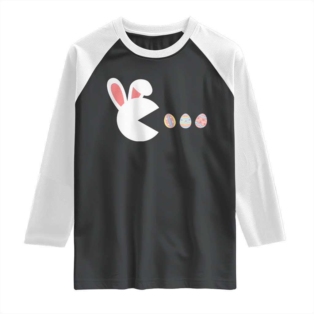Funny Easter Raglan Shirt Bunny Gamer Egg Hunter