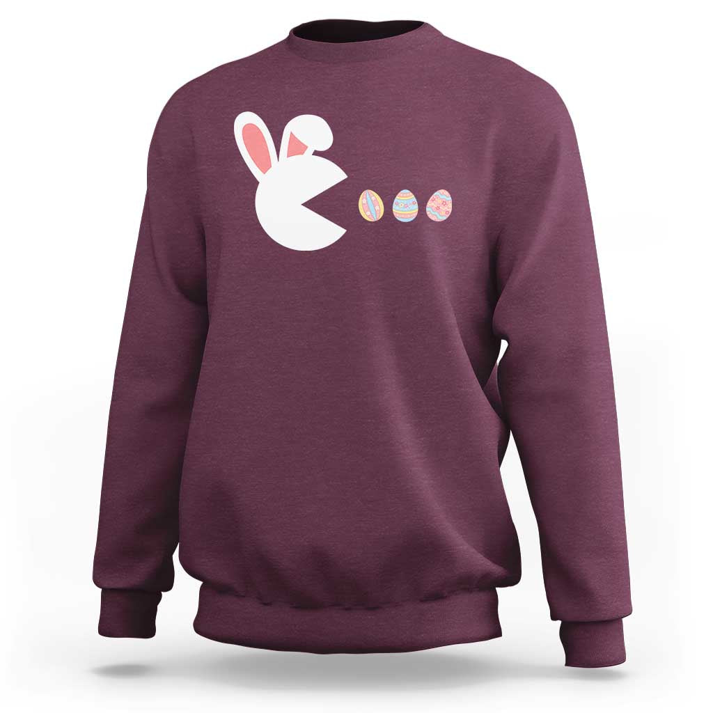 Funny Easter Sweatshirt Bunny Gamer Egg Hunter