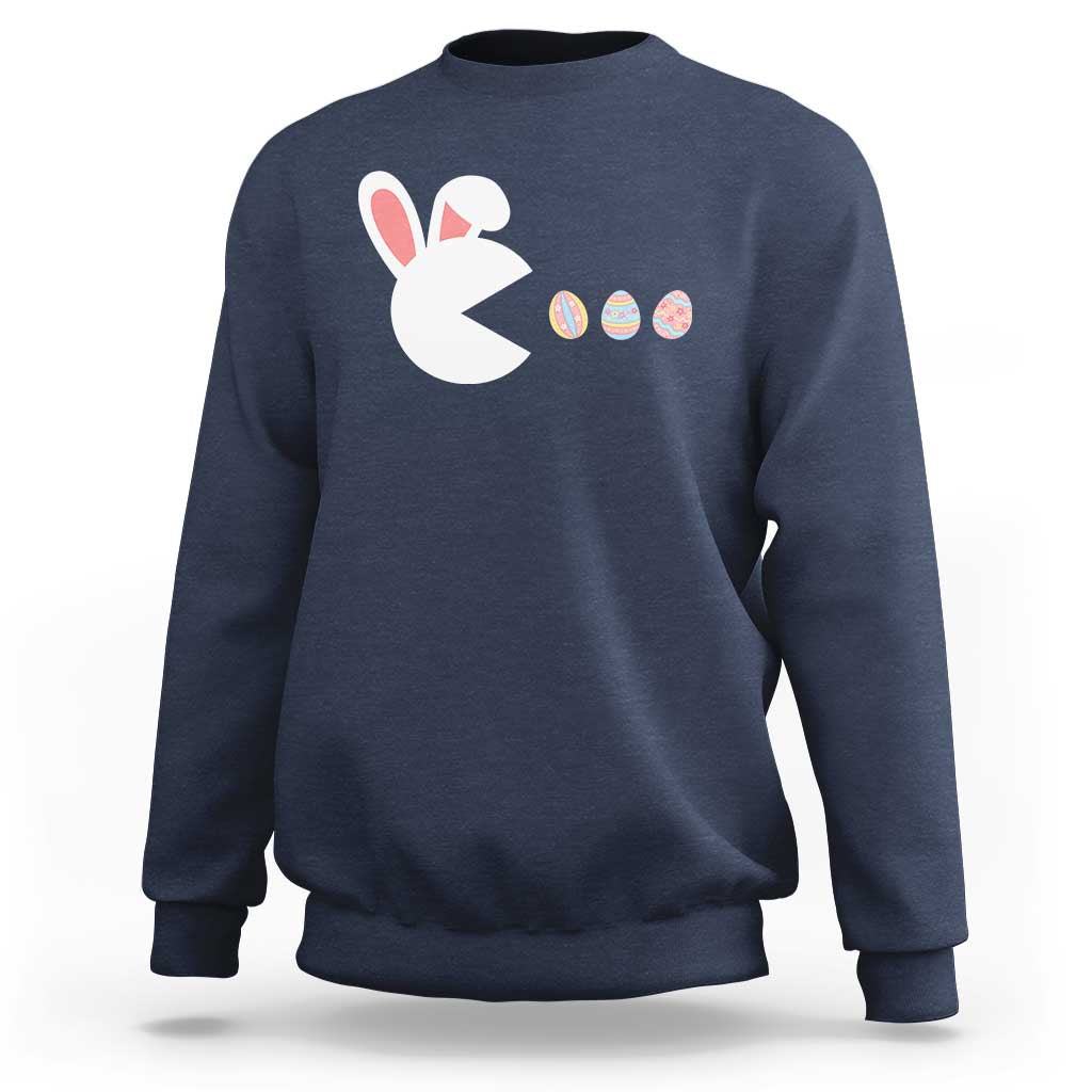 Funny Easter Sweatshirt Bunny Gamer Egg Hunter