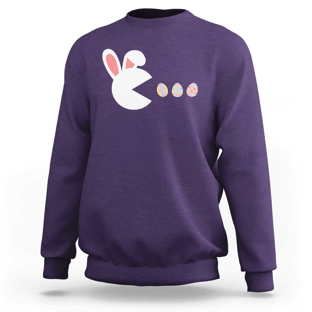 Funny Easter Sweatshirt Bunny Gamer Egg Hunter