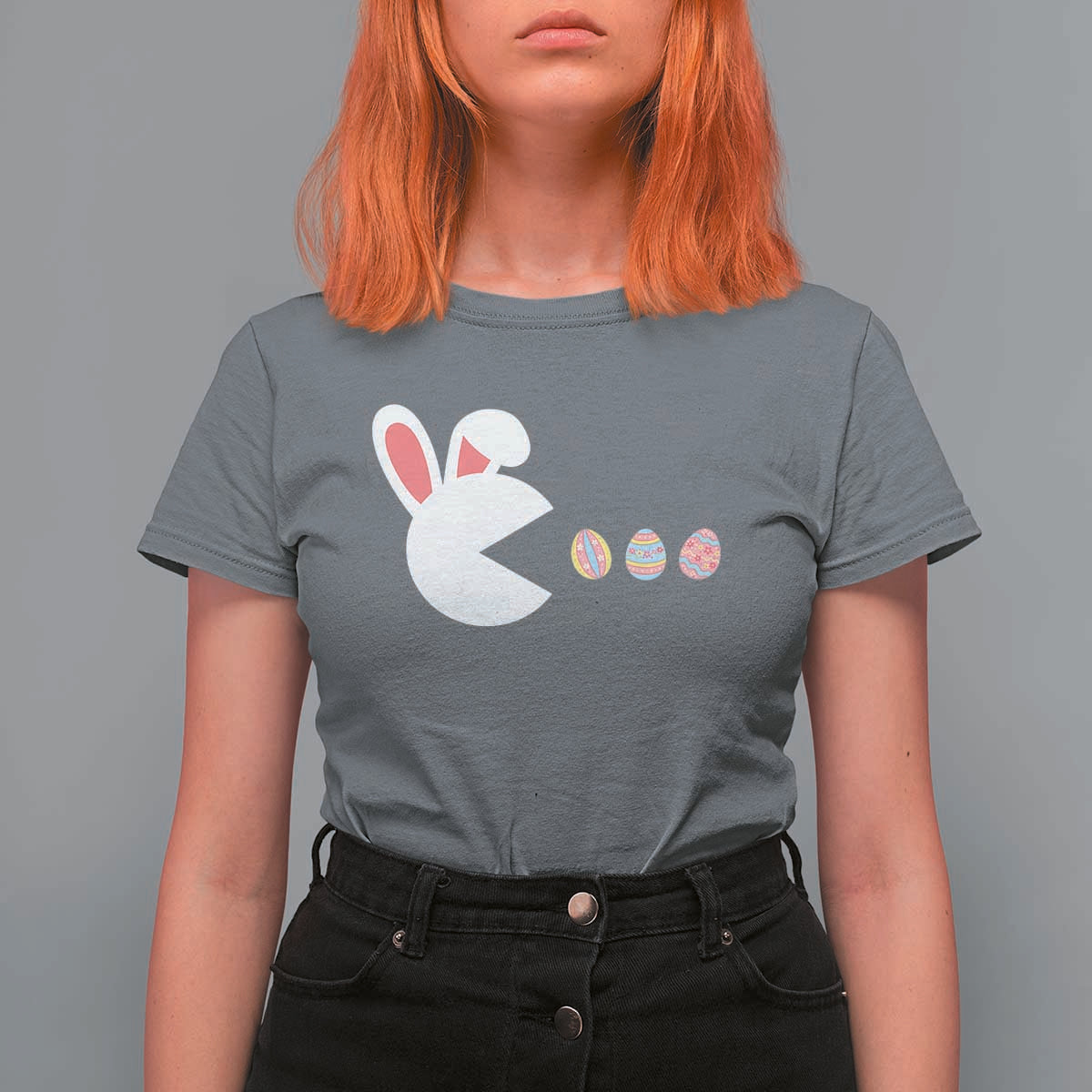 Funny Easter T Shirt For Women Bunny Gamer Egg Hunter