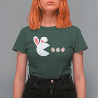 Funny Easter T Shirt For Women Bunny Gamer Egg Hunter