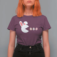 Funny Easter T Shirt For Women Bunny Gamer Egg Hunter