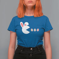 Funny Easter T Shirt For Women Bunny Gamer Egg Hunter