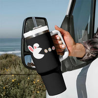 Funny Easter Tumbler With Handle Bunny Gamer Egg Hunter