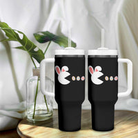 Funny Easter Tumbler With Handle Bunny Gamer Egg Hunter