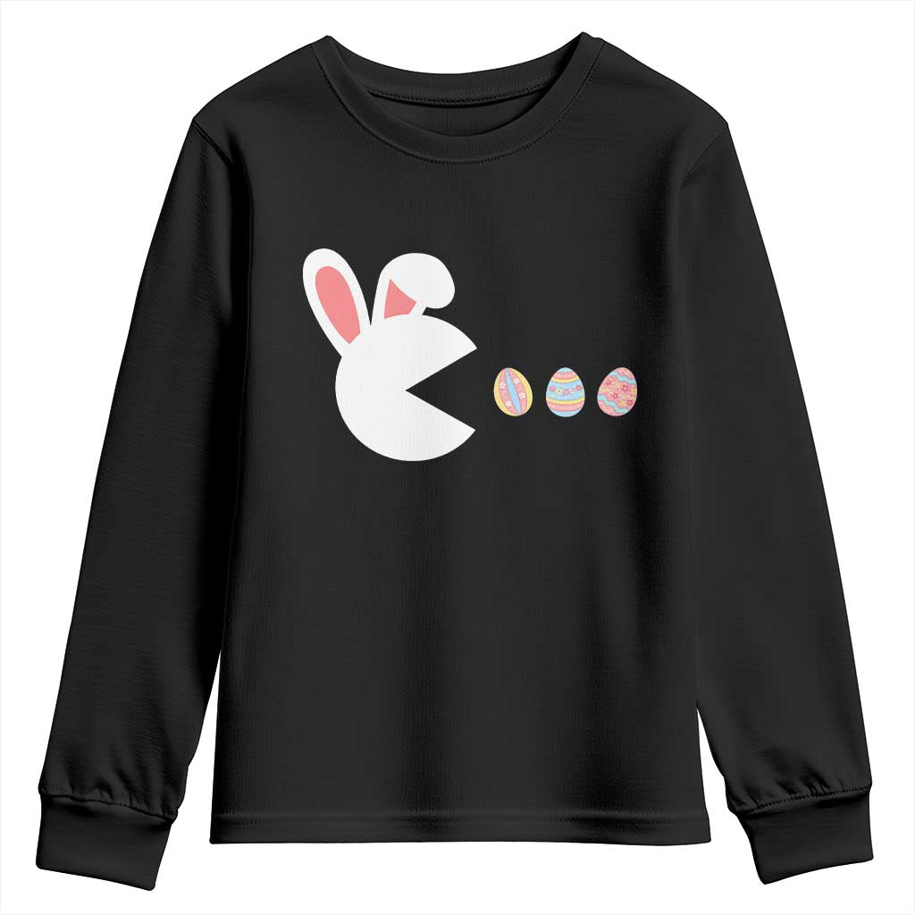 Funny Easter Youth Sweatshirt Bunny Gamer Egg Hunter