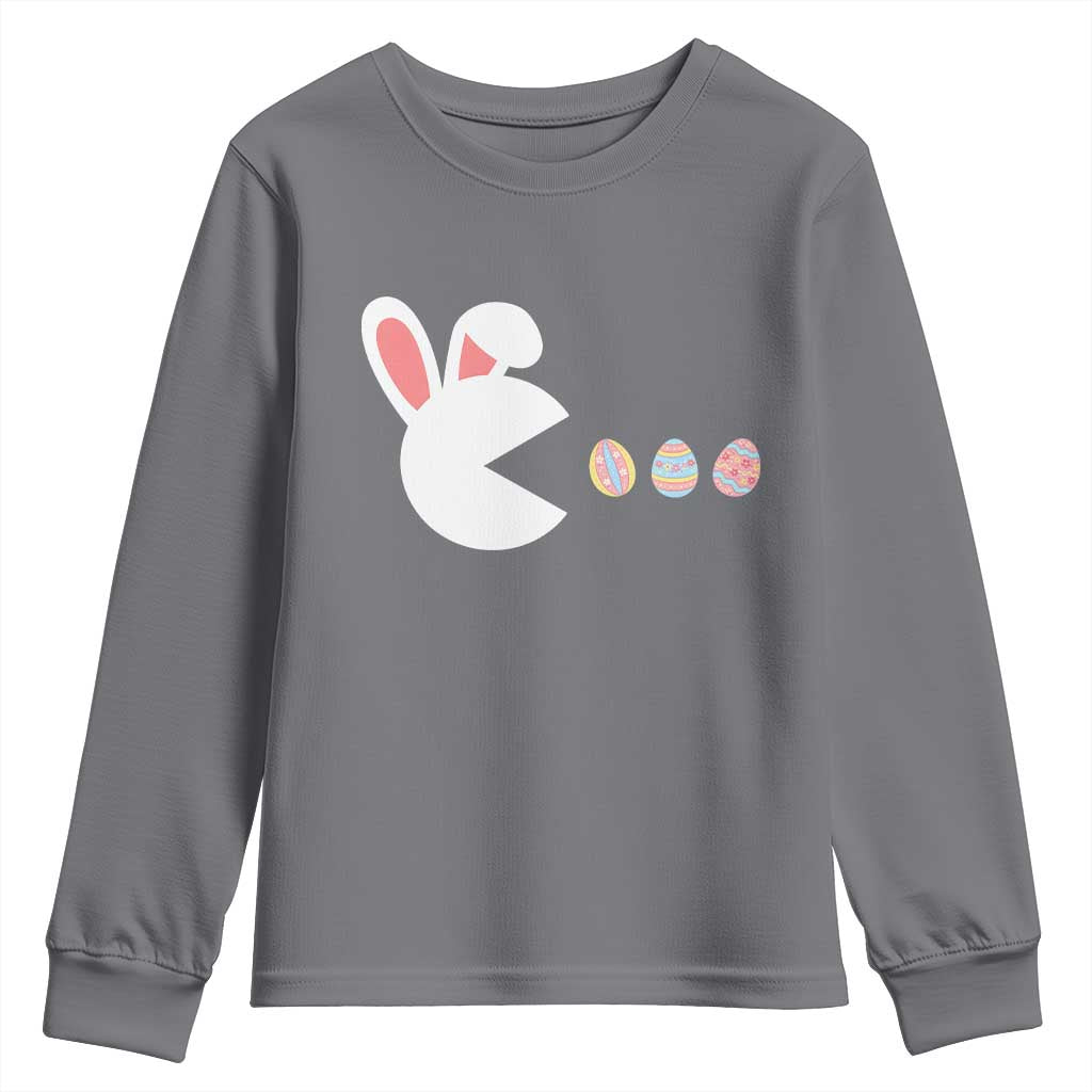 Funny Easter Youth Sweatshirt Bunny Gamer Egg Hunter