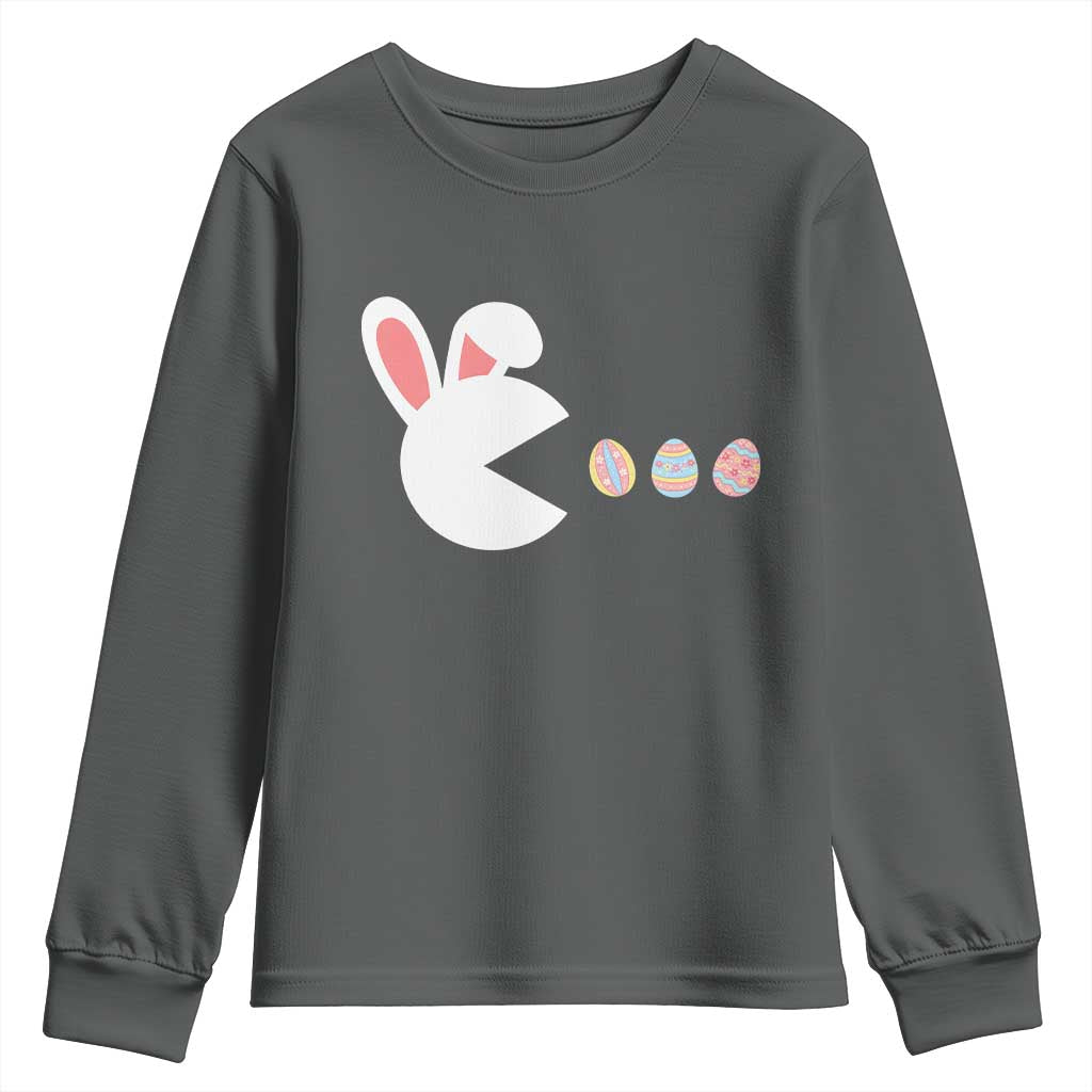 Funny Easter Youth Sweatshirt Bunny Gamer Egg Hunter