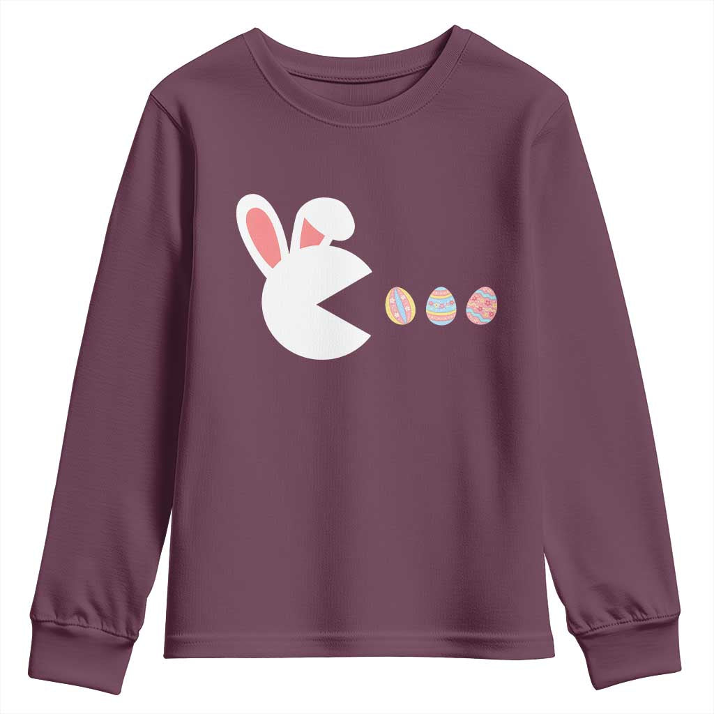 Funny Easter Youth Sweatshirt Bunny Gamer Egg Hunter