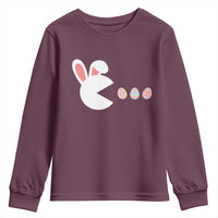 Funny Easter Youth Sweatshirt Bunny Gamer Egg Hunter