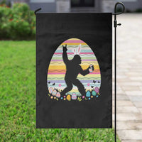 Funny Bigfot Easter Garden Flag Sasquatch Rock On Rabbit