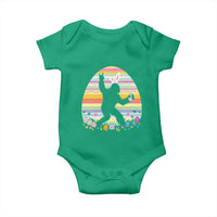 Funny Bigfot Easter Baby Onesie Sasquatch Rock On Rabbit