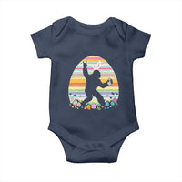 Funny Bigfot Easter Baby Onesie Sasquatch Rock On Rabbit