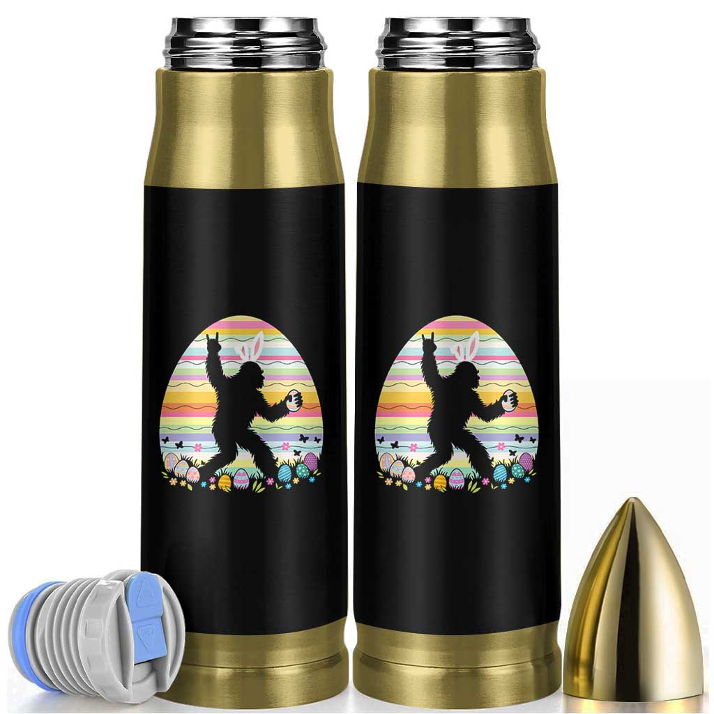 Funny Bigfot Easter Bullet Tumbler Sasquatch Rock On Rabbit
