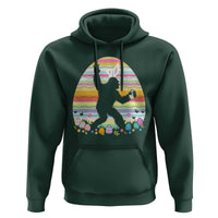 Funny Bigfot Easter Hoodie Sasquatch Rock On Rabbit
