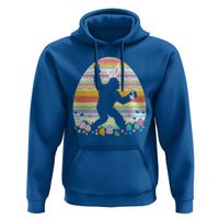 Funny Bigfot Easter Hoodie Sasquatch Rock On Rabbit