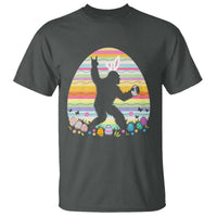 Funny Bigfot Easter T Shirt Sasquatch Rock On Rabbit