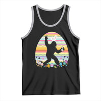 Funny Bigfot Easter Tank Top Sasquatch Rock On Rabbit