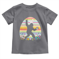 Funny Bigfot Easter Toddler T Shirt Sasquatch Rock On Rabbit