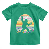 Funny Bigfot Easter Toddler T Shirt Sasquatch Rock On Rabbit