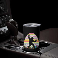 Funny Bigfot Easter Tumbler Cup Sasquatch Rock On Rabbit