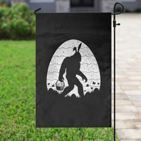 Funny Bigfot Easter Garden Flag Sasquatch Rabbit Night Stroll Moon Egg