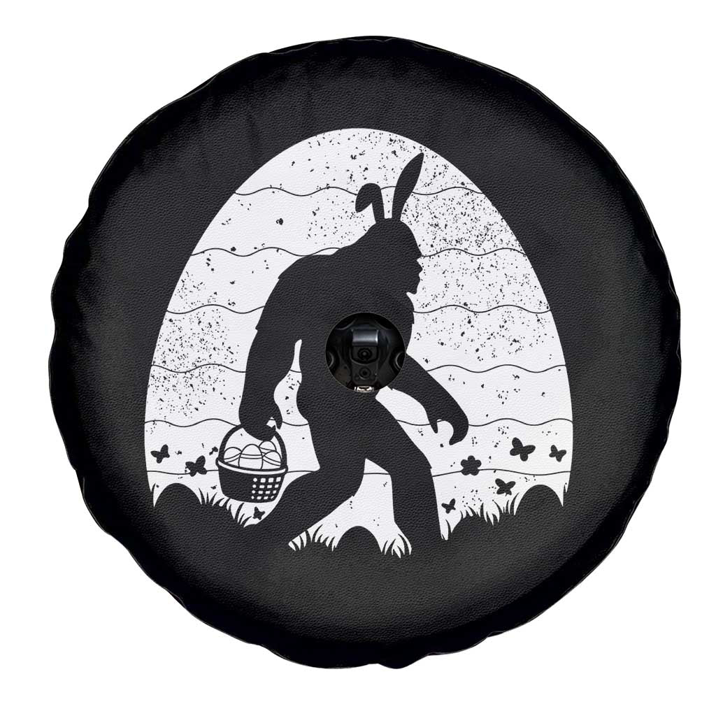 Funny Bigfot Easter Spare Tire Cover Sasquatch Rabbit Night Stroll Moon Egg