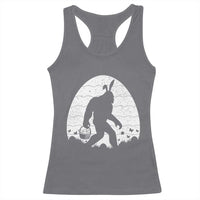 Funny Bigfot Easter Racerback Tank Top Sasquatch Rabbit Night Stroll Moon Egg
