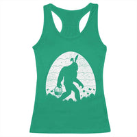 Funny Bigfot Easter Racerback Tank Top Sasquatch Rabbit Night Stroll Moon Egg
