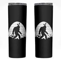Funny Bigfot Easter Skinny Tumbler Sasquatch Rabbit Night Stroll Moon Egg