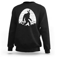 Funny Bigfot Easter Sweatshirt Sasquatch Rabbit Night Stroll Moon Egg