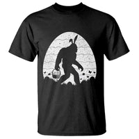 Funny Bigfot Easter T Shirt Sasquatch Rabbit Night Stroll Moon Egg