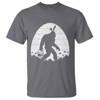 Funny Bigfot Easter T Shirt Sasquatch Rabbit Night Stroll Moon Egg