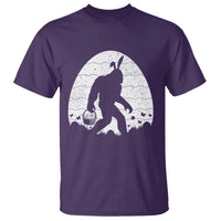 Funny Bigfot Easter T Shirt Sasquatch Rabbit Night Stroll Moon Egg