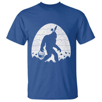 Funny Bigfot Easter T Shirt Sasquatch Rabbit Night Stroll Moon Egg